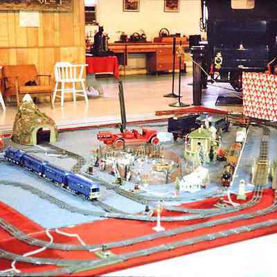 Lionel train set at the Christmas Magic Age of Steam