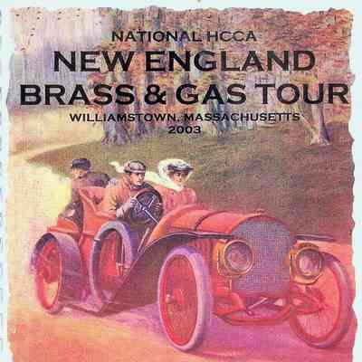 2003 Gas & Brass Car Tour book cover