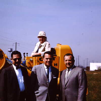 Groundbreaking of new Crowell Tape plant in Newport, DE, 1965
