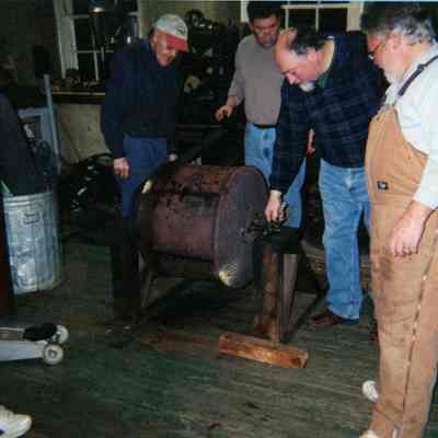 2006 - Steam Team preparing to flush a boiler with kerosene