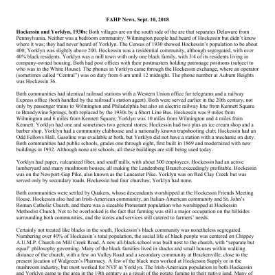 2018 09-10 Weekly News