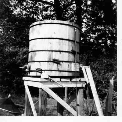Wooden water tower, 1960