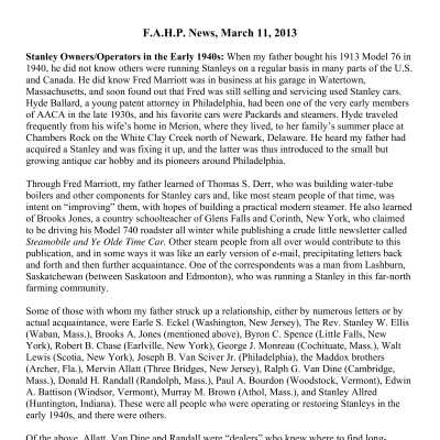 2013 03-11 Weekly News