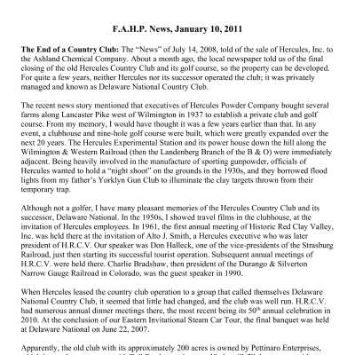 2011 01-10 Weekly News