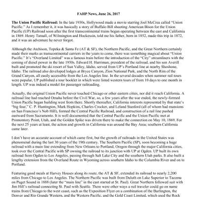 2017 06-26 Weekly News