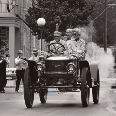 1993 Parade - Thomas C Marshall Jr and Ruth Pierson Marshall in a Memorial Day parade in Mercersburg, PA