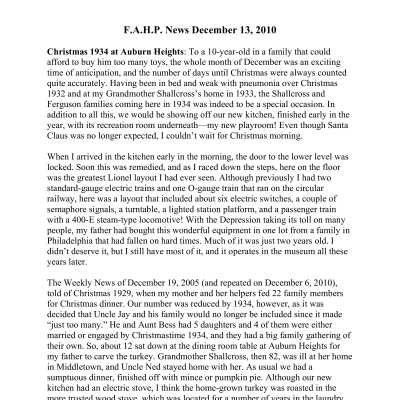 2010 12-13 Weekly News