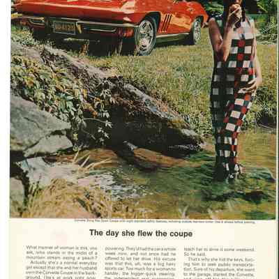 1966 advertisement for Chevrolet Corvette