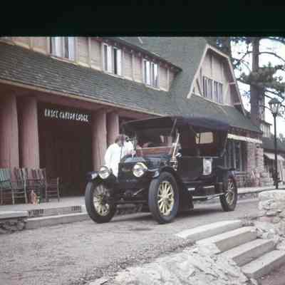 1972 Transcontinental Tour - 1912 Stanley Model 87 at Brice Canyon Lodge