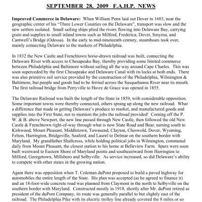 2009 09-28 Weekly News