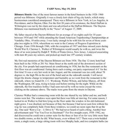 2014 05-19 Weekly News