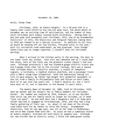 2006 12-18 Weekly News