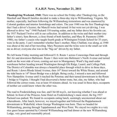 2011 11-21 Weekly News