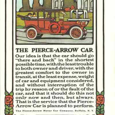 1914 advertisement for Pierce-Arrow Motor