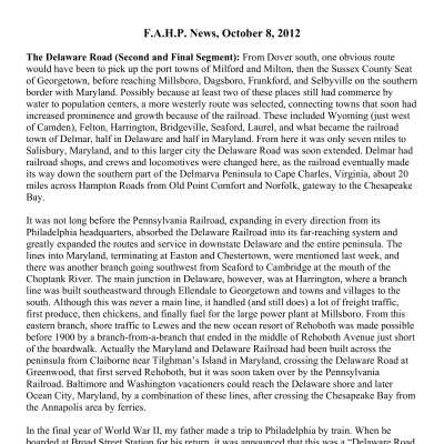 2012 10-08 Weekly News