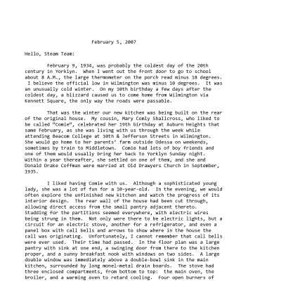 2007 02-05 Weekly News