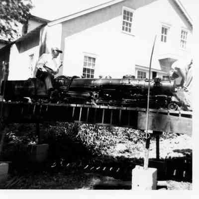 T Clarence Marshall trial running the 401 on the trestle, 1960