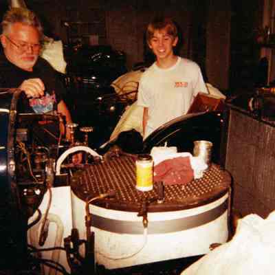 2006 - Steam Team working on the Stanley Model 725 boiler