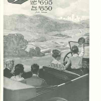 1917 advertisement for Overland Motor
