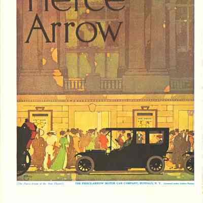 1911 advertisement for Pierce-Arrow Motor