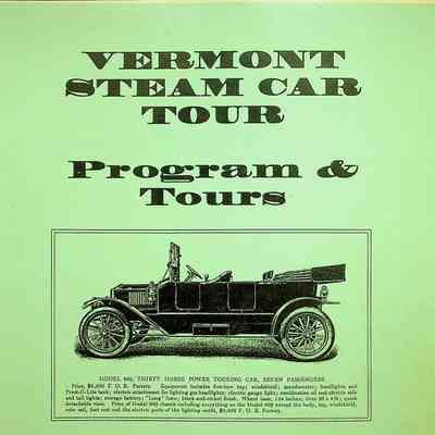1992 Steam Car Tour book cover
