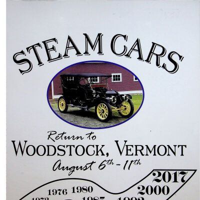 2017 Steam Car Tour (Vermont) tour book cover