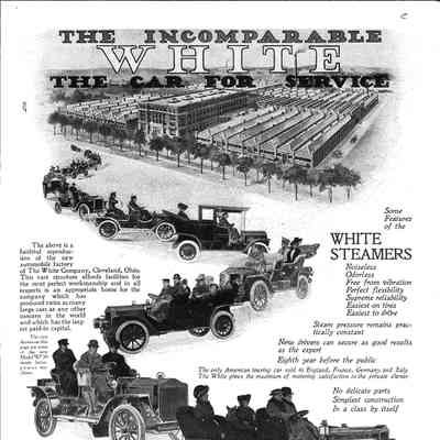 1907 advertisement for White Company