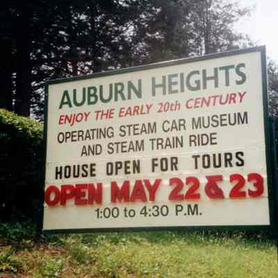 2004 - new sign at Auburn Heights