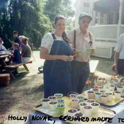 2002 - Steam Team picnic with Holly Novak, Gerhard Maute and Thomas C Marshall, Jr.