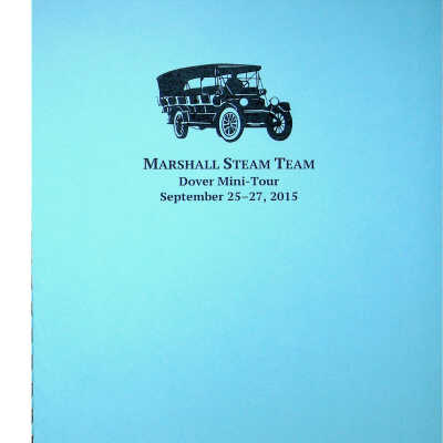 2015 Steam Car Tour tour book