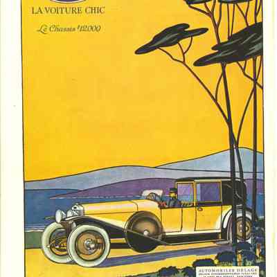 1920 advertisement for Delage