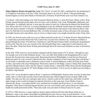 2016 06-27 Weekly News