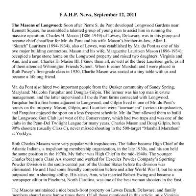 2011 09-12 Weekly News