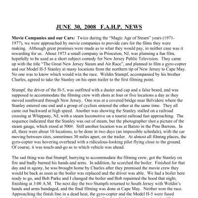 2008 06-30 Weekly News