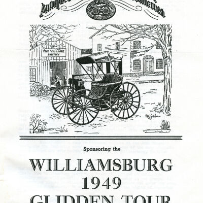 1949 Glidden Tour registration form