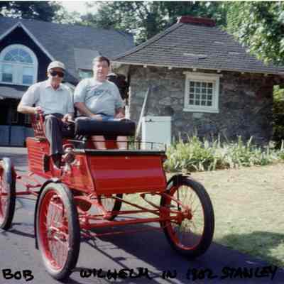 2002 - Thomas C Marshall, Jr. and Bob Wilhelm at the Steam Team picnic