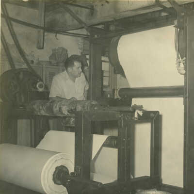 Crowell Tape Mill Festoon dryer