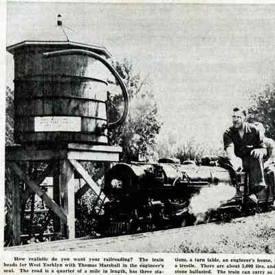 Newspaper clipping featuring Thomas C Marshall, Jr. engineering the 401, undated