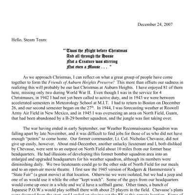 2007 12-24 Weekly News