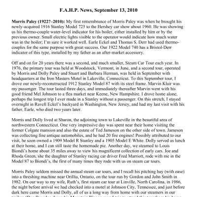 2010 09-13 Weekly News