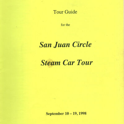 1998 Steam Car Tour (CO/NM) tour book cover