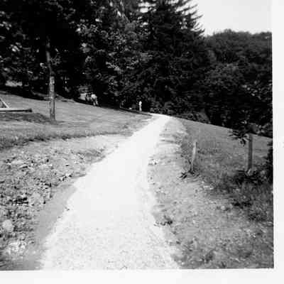 Preparation of the right-of-way, 1960
