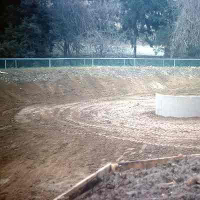 Building of the pond, 1972