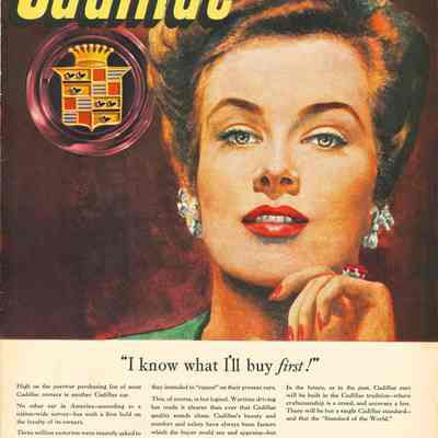 1940s advertisement for Cadillac