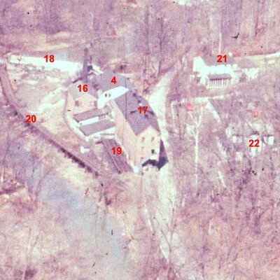 Nelson Aerials - Lower Mill (Crowell Tape) below Yorklyn, DE (color corrected and annotated)
