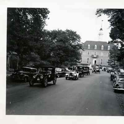 1949 Glidden Tour - tour cars on parade in Williamsburg, VA