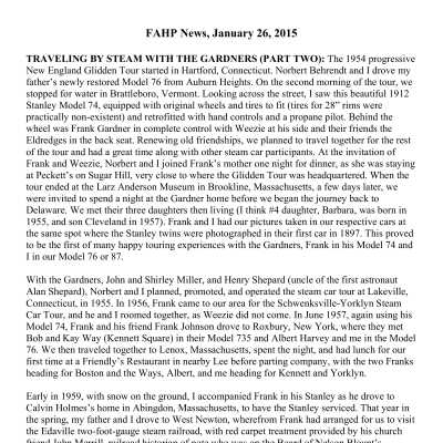 2015 01-26 Weekly News