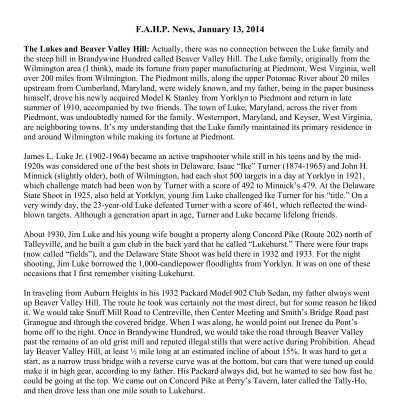 2014 01-13 Weekly News