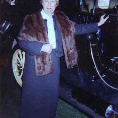 2003 - Rose Ann Hoover in costume at the Christmas event
