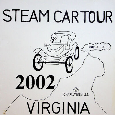 2002 Steam Car Tour tour book cover